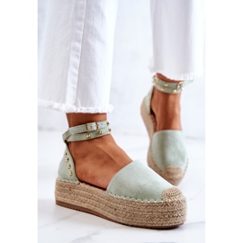 FB2 Sandali espadrillas Lillian verdi con getti verde 2