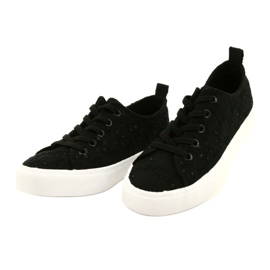 Atletico Girls 'Sneaker Slip -In Lace WY20763 Black nero 2