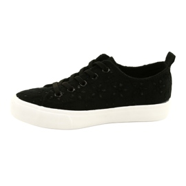 Atletico Girls 'Sneaker Slip -In Lace WY20763 Black nero 1