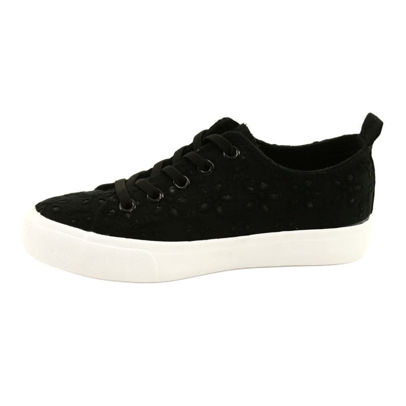 Atletico Girls 'Sneaker Slip -In Lace WY20763 Black nero 1