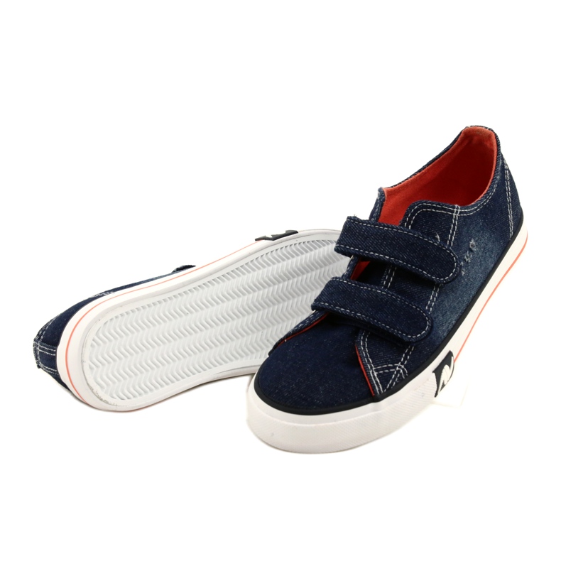 Jeans Navy Atletico Velcro WY21427 blu 3