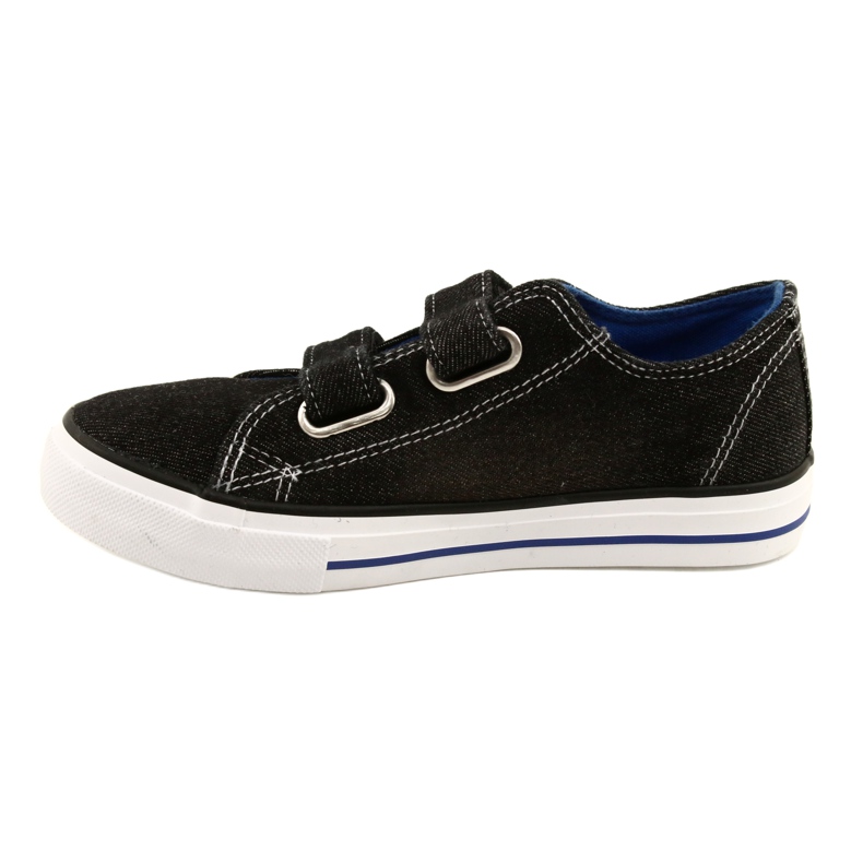 Jeans Nero Atletico Velcro WY21427 1