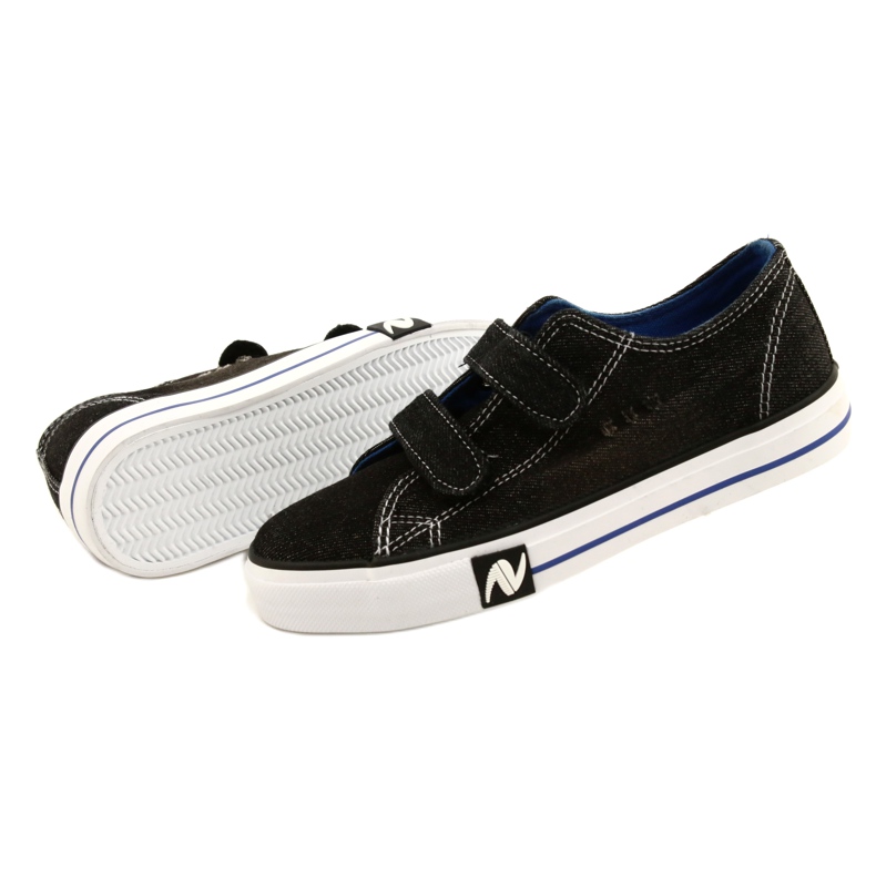 Jeans Nero Atletico Velcro WY21427 5