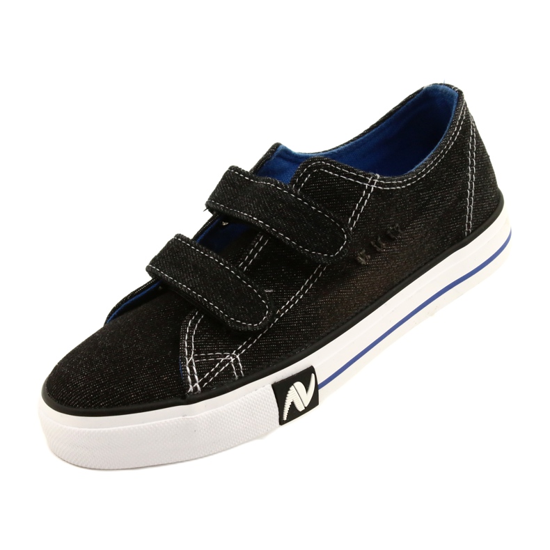 Jeans Nero Atletico Velcro WY21427 3