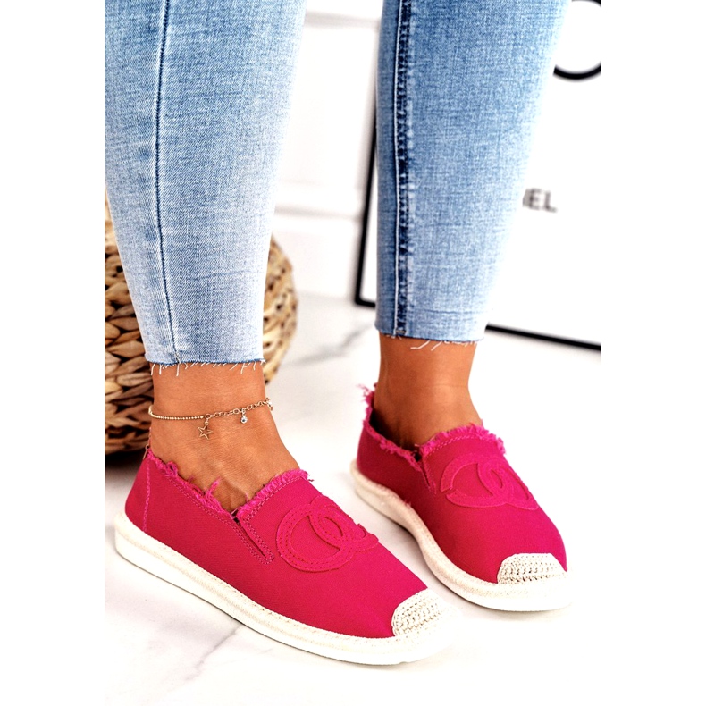 PS1 Espadrillas Classiche da Donna Fucsia Flaure rosa 1