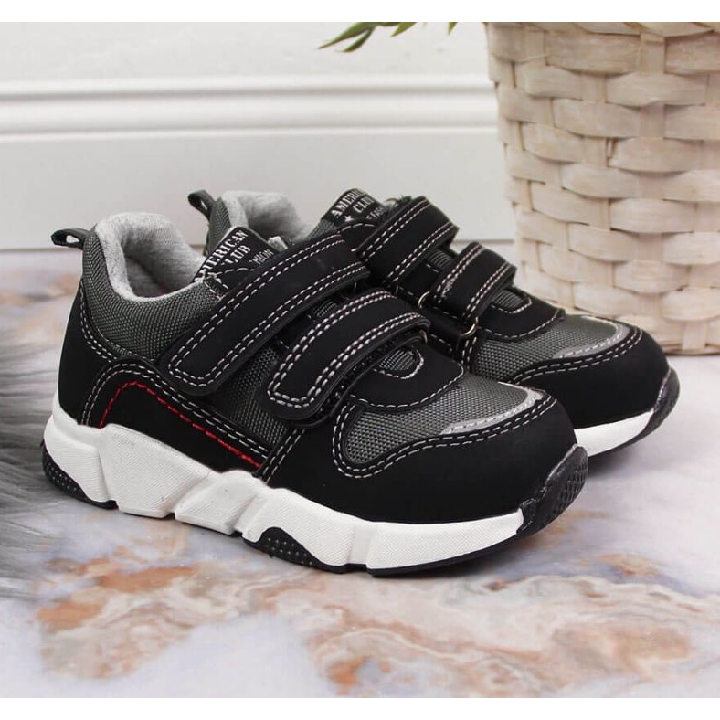 Scarpe sportive American Club Jr AM876A nero 2