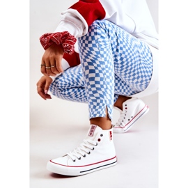 Sneakers alte Big Star JJ274127 Bianche bianca 2