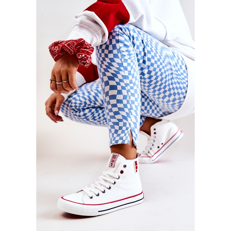 Sneakers alte Big Star JJ274127 Bianche bianca 2
