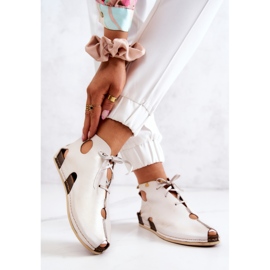 Maciejka 03426-25 Stivali in pelle chiara beige chiaro 2