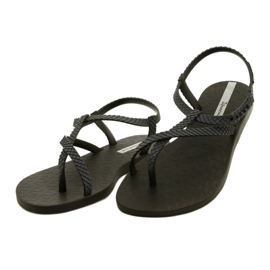 Sandali Rzymianki Nero / Grigio Scuro Ipanema 82931 21122 2