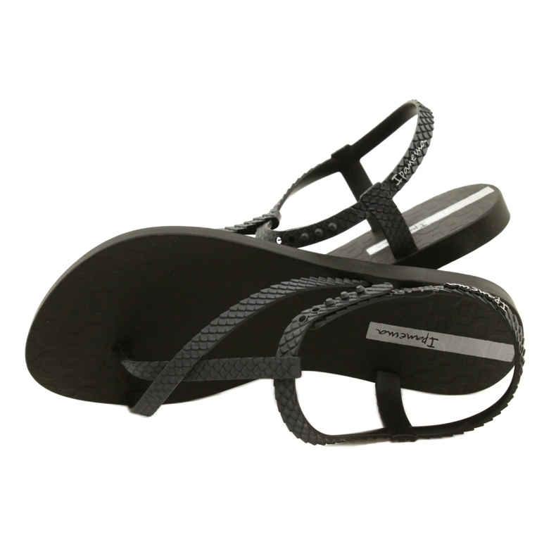 Sandali Rzymianki Nero / Grigio Scuro Ipanema 82931 21122 5