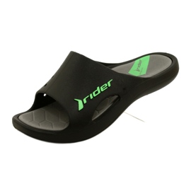 Pantofole da uomo Rider BAY X AD 83060 23899 Nere / Grigie / Verdi nero grigio verde 3