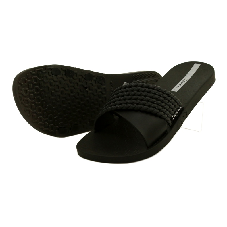 Ciabatte da donna Ipanema 83244 20766 Street II FEM nere nero argento 3