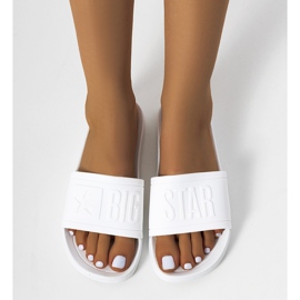 Ciabatte da donna Big Star DD274A268 bianche bianca 1