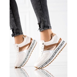 G2G/Good To Great Sneakers Fashion bianche e dorate bianca 1