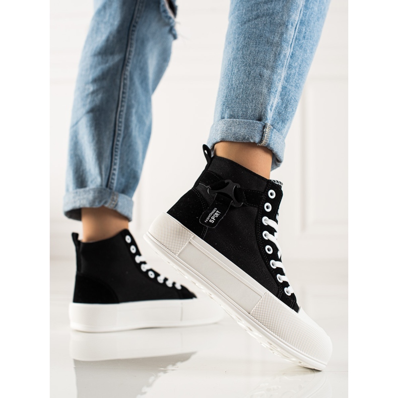 G2G/Good To Great Sneakers alte alla moda nero 2