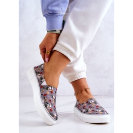 Sneakers da Donna Slip On Memory Foam Big Star JJ276015 Grigie grigio 2