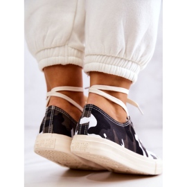 Sneakers Materiale da Donna Camo Big Star JJ274237 Bianco-Grigio bianca 6