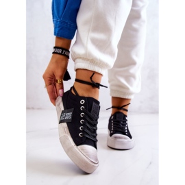 Sneakers da donna Sneakers Big Star JJ274354 Nero-Bianco bianca 1
