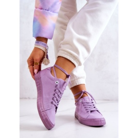 Sneakers Basse da Donna Big Star JJ274416 Viola 2