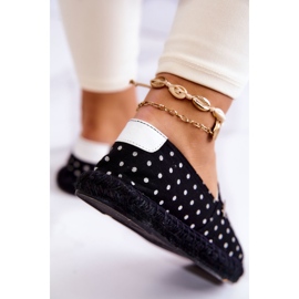 Espadrillas Da Donna Con Pois Big Star JJ274867 Nere nero 2