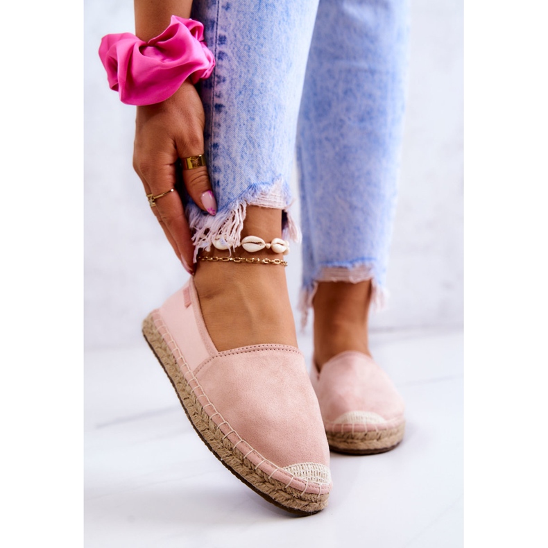 Espadrillas classiche da donna Big Star JJ274955 rosa 1