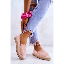 Espadrillas classiche da donna Big Star JJ274955 rosa 2