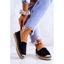 Espadrillas classiche da donna Big Star JJ274952 nere nero 2