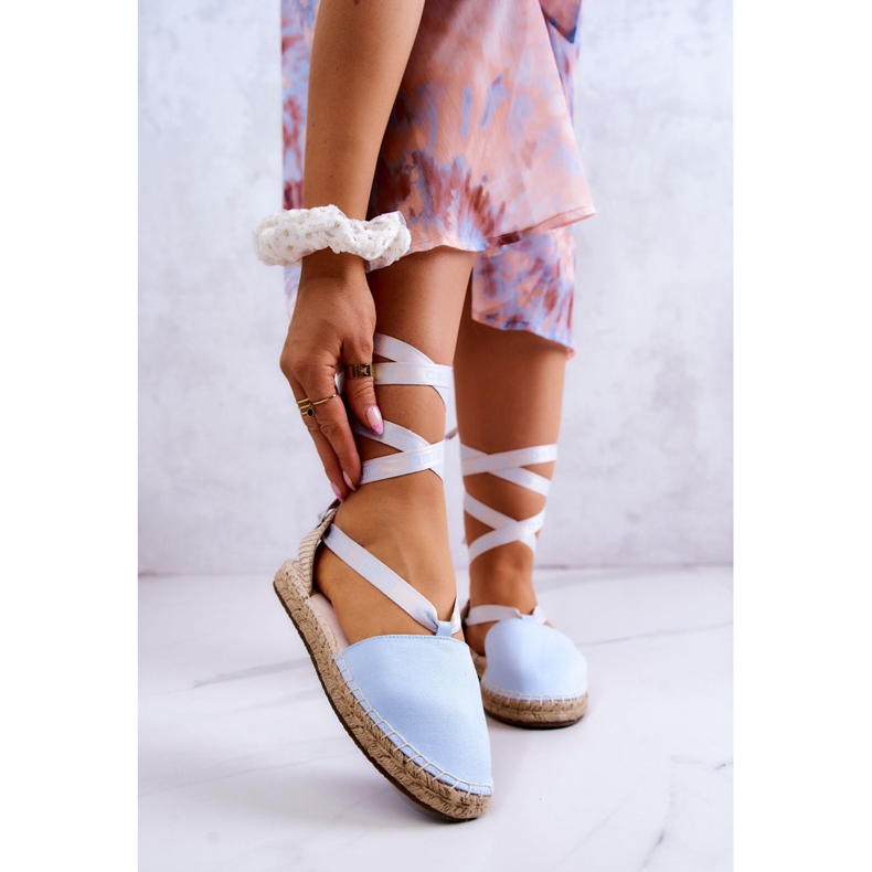 Espadrillas da donna Big Star JJ274863 blu 1