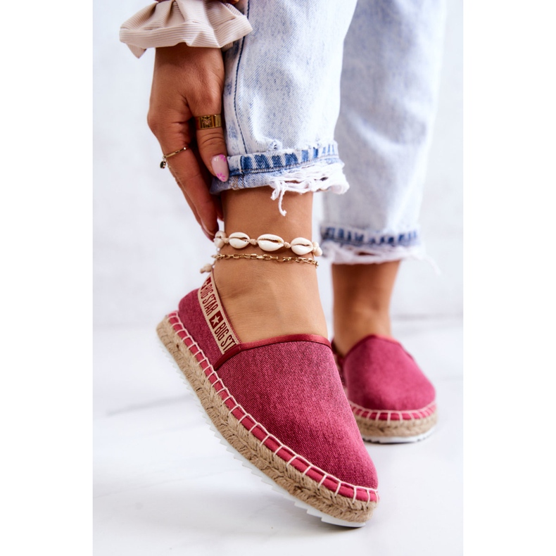 Espadrillas slip-on Big Star JJ274880 Rosa scuro 1