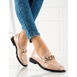 S. BARSKI Eleganti mocassini S.BARSKI beige 2