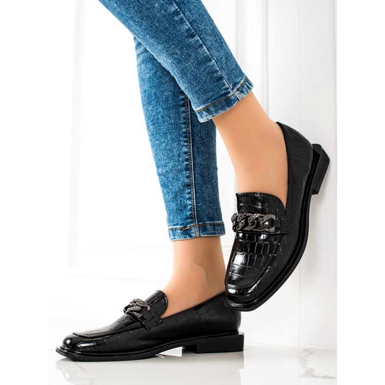 S. BARSKI Eleganti mocassini S.BARSKI nero 1