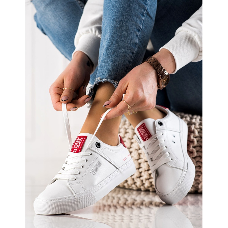 Sneakers Big Star da donna JJ274212 bianco 1