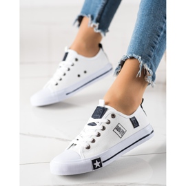 Sneakers Big Star da donna JJ274255 bianca 1
