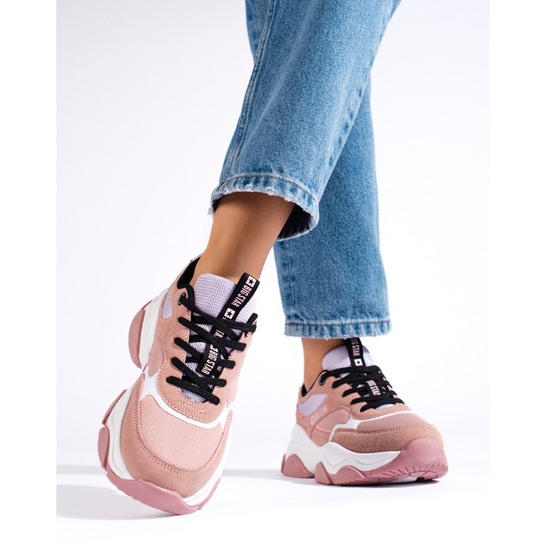 Sneakers da donna Big Star JJ274577 rosa 1