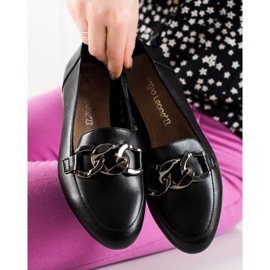 Eleganti mocassini Sergio Leone nero 1