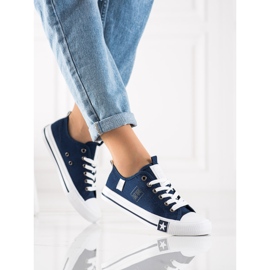 Sneakers Big Star da donna JJ274256 blu navy blu 2