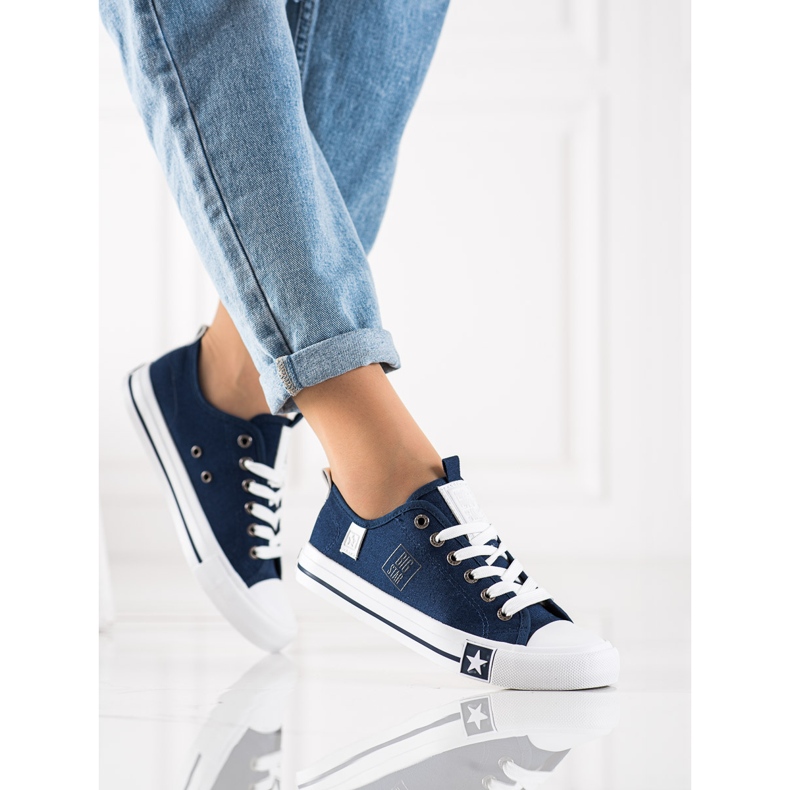 Sneakers Big Star da donna JJ274256 blu navy blu 2