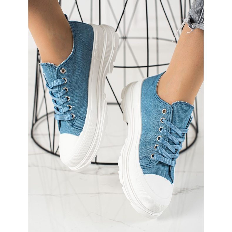 TRENDI Sneakers blu alla moda 1