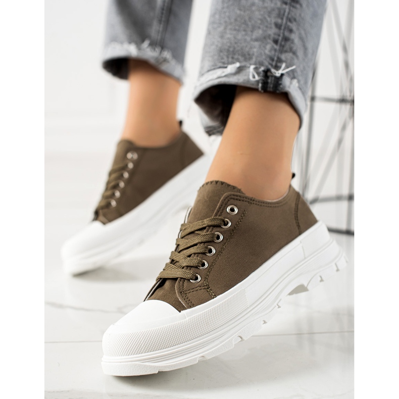 TRENDI Scarpe da ginnastica verdi alla moda verde 1