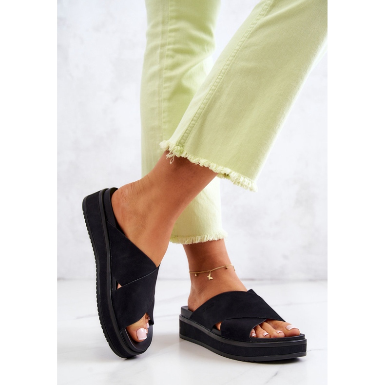 Ciabatte da donna Big Star JJ274721 Nere nero 2