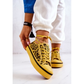 Sneakers da Donna Pantera Big Star JJ274616 Gialle giallo 2