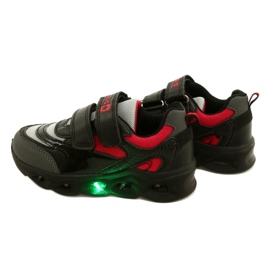ADI scarpe sportive LED Glowing Velcro News 22DZ32-4836 grigio nero 5