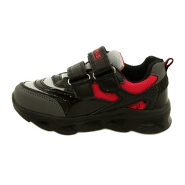 ADI scarpe sportive LED Glowing Velcro News 22DZ32-4836 grigio nero 1