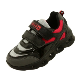 ADI scarpe sportive LED Glowing Velcro News 22DZ32-4836 grigio nero 3