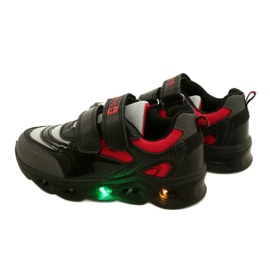 ADI scarpe sportive LED Glowing Velcro News 22DZ32-4836 grigio nero 6