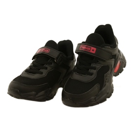 NEWS Scarpe sportive da ragazzo con velcro Novità 22DZ32-4930 Nere nero 2