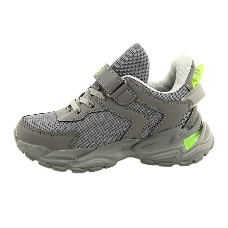 NEWS Scarpe sportive per ragazzi per velcro 22Z32-4930 grigio 1