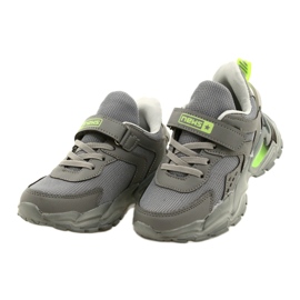 NEWS Scarpe sportive per ragazzi per velcro 22Z32-4930 grigio 2