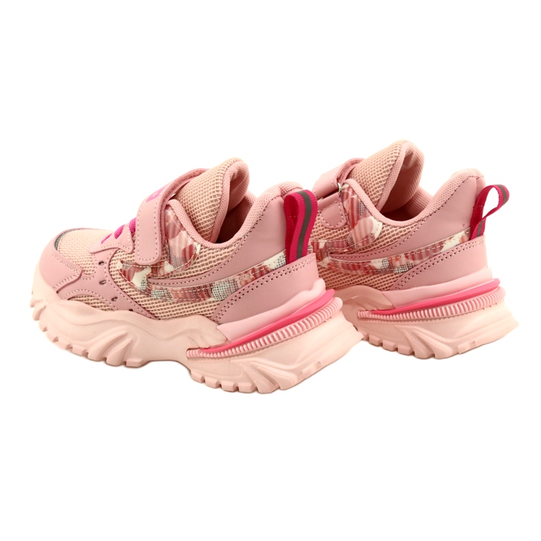 Scarpe sportive con velcro NEWS 22DZ32-4931 Rosa 5